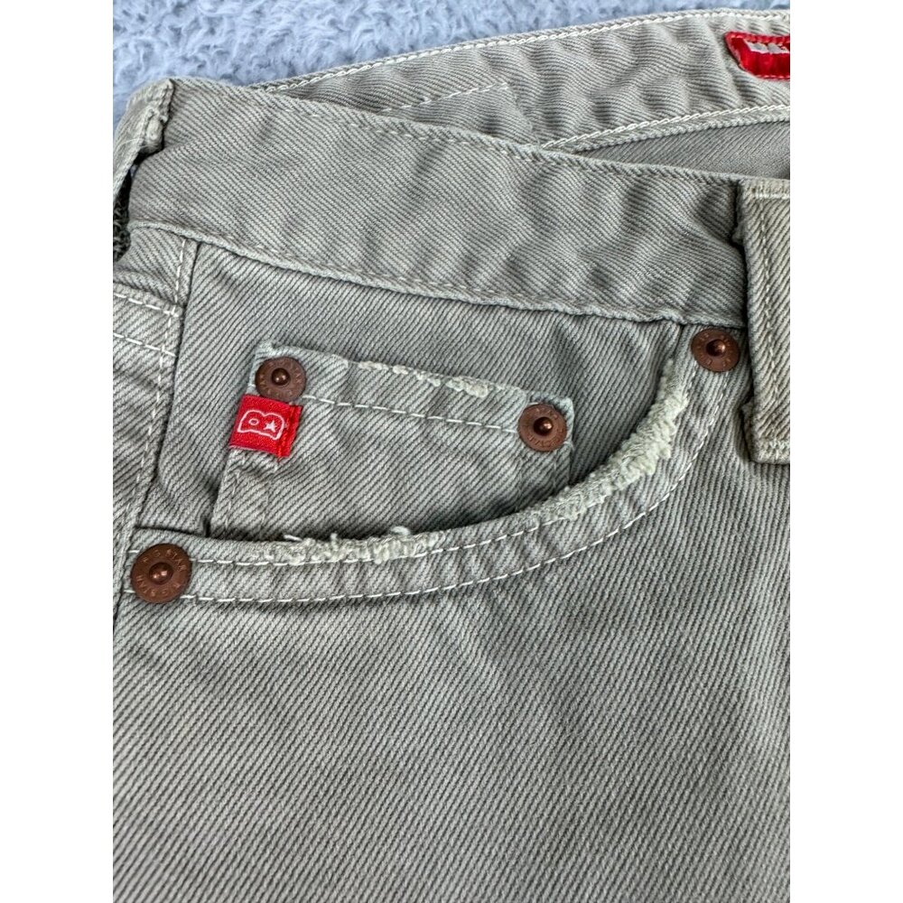 Womens Capri Pants Big Star Size 25R Beige Cotton Denim Made In USA Casual Wear - Picture 10 of 16